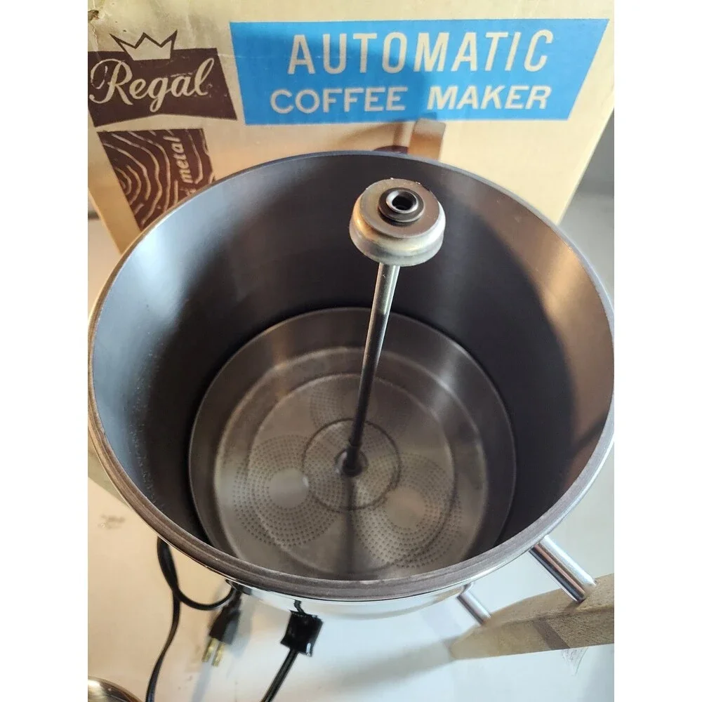 Regal Automatic Coffee Maker 10 To 30 Cups Stainless Steel Original Box (1075)